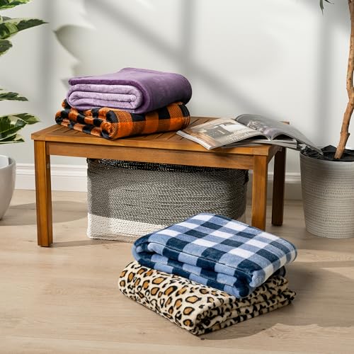 PAVILIA Purple Ombre Fleece Throw Blanket for Couch Sofa Bed, 50x60 - color: Gradient - Purple, size: 50 x 60 Inches - Throw