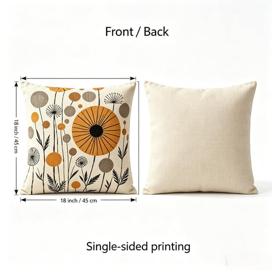 18x18 Inch Mid Century Neutral Throw Pillow Covers Set of 2 - color: A20017, size: 18" x 18" (Pack of 2)