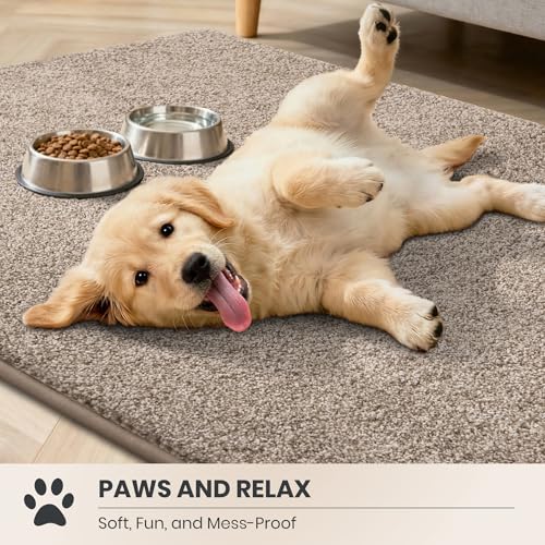 PURRUGS Hallway Runner Rug, 31.5" x 70", Taupe - color: Taupe, size: 31.5" X 70"