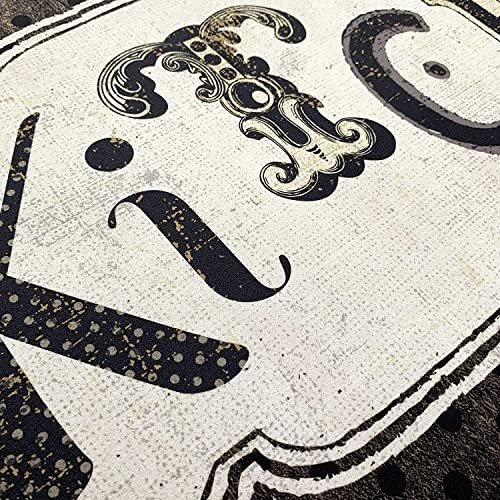 Ukeler Kitchen Rug Non Slip, Durable Natural Rubber Rug Runner for Kitchen Antique Style Chef Mat, 20''×59'' - color: D, size: 20×59 in
