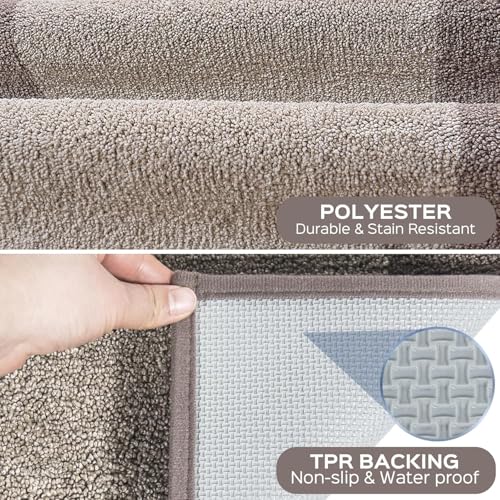 Runner Rug 32" x 168", for Hallway, Floor, Bedroom, Roll Packing - color: Beige, size: 32" X 168"