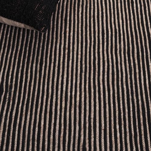 SAFAVIEH Braided Runner Rug 2'3"x8', Wool Beige & Black BRD904B - color: Beige/Black, size: 2'3" x 8' (Runner)