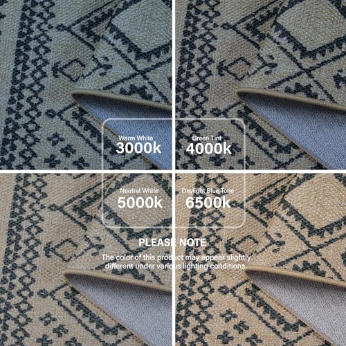 Lahome Boho Washable Easy Jute Runner Rug, 2x8 Kitchen Runner Rug Non Slip - color: Brown Geometric Tribal, size: 2'6" x 8' (Runner)