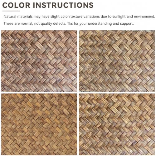 Nonam Wicker Storage Basket with Lid,Seagrass Shelf Basket Set of 3,Coffee - color: Coffee* Set of 3