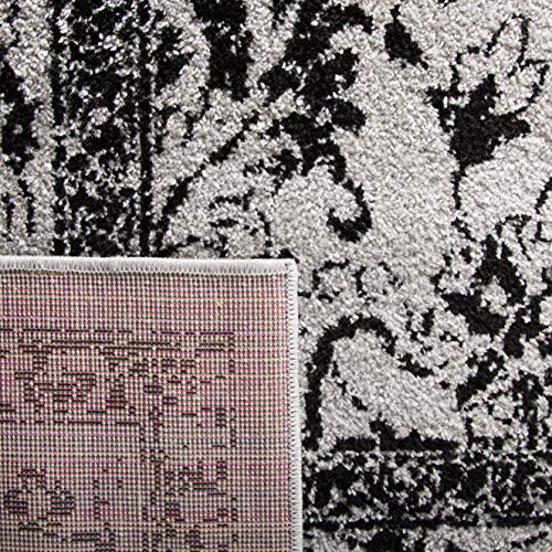 SAFAVIEH Adirondack Runner Rug 2'1"x6', Distressed Grey & Black ADR109B - color: Grey/Black, size: 2'1" x 6' (Runner)
