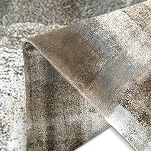 Britimes Throw Pillow Covers Set of 2, 18 x 18 Inch, Grey Beige Teal - color: Grey Beige, size: 18" x 18" (Pack of 2)