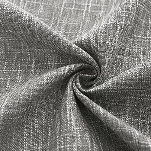 Central Park Ombre Semi Sheer Curtain, Cream White to Grey, 40" Wx84 Lx2 - color: Grey, size: 40"W x 84"L (Pack of 2)