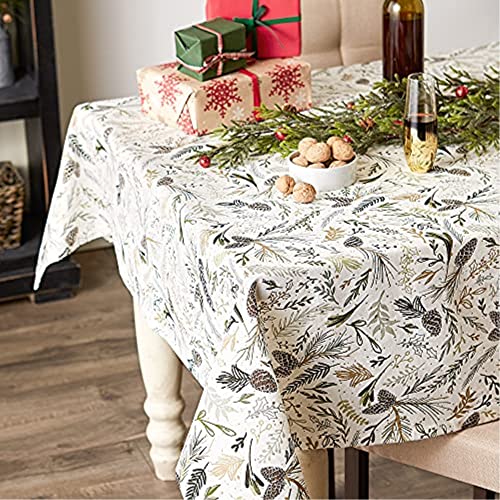 Pre de Provence French Stripe Dining Table Collection Farmhouse Style Table Runner, 14x108 Inches, Balsam Green - color: Balsam Green, size: 14x108 Inches (Pack of 1)