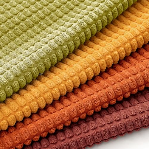 MIULEE Fall Decorative Pillow Covers 18x18 Inch Set of 4 Yellow Orange - color: Yellow Orange, size: 18" x 18" (Pack of 4)