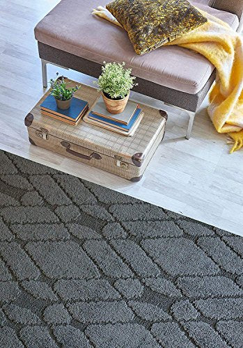 Hallway Runner Rug, 2'7" x 2' Washable Non-Slip Carpet Runner, Custom Size - color: Soft Grey, size: 2'7" x 2' (Runner)