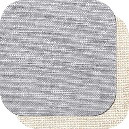 jinchan Kitchen Valance Curtain Double Layers, 50x16, 1 Panel, Grey - color: Double Layer | Grey, size: 50"W x 16"L (Pack of 1)