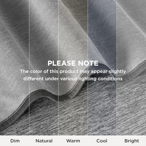 Bedsure Silky Soft Cooling Blanket for Hot Sleepers, Throw XL, Dark Grey - color: 01- Dark Grey, size: Throw Xl (50" X 70")