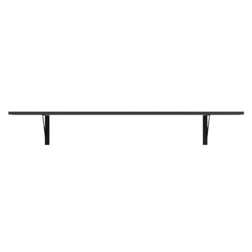 DINZI LVJ Long Wall Shelves, 47.3Inch Wooden Floating Shelves with Brackets - color: Espresso, size: 47.3 Inch