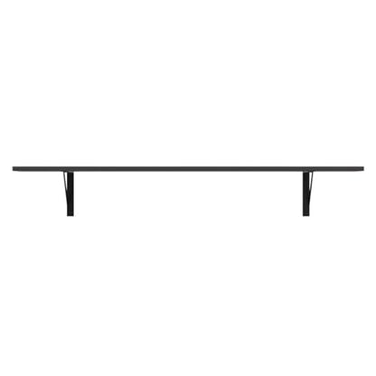 DINZI LVJ Long Wall Shelves, 47.3Inch Wooden Floating Shelves with Brackets - color: Espresso, size: 47.3 Inch