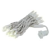 Novelty Lights 11.5 Feet 35 LED String Lights, Warm White on White Wire - color: Warm White (Connectable)