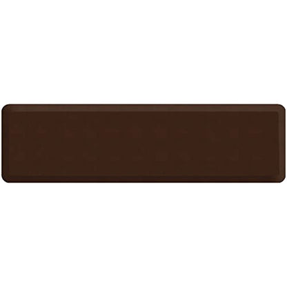 GelPro Anti Fatigue Nonslip Mat: Hard Floor Utility Mats for Garage, Patio and Kitchen - 20" x 72" x .5" - Leather Grain Truffle - color: Leather Grain Truffle