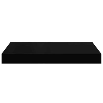 2-Pack Black Floating Shelves 15.7"x9.1", MDF Honeycomb 11 lbs, Mount Hardware, Living Room Bedroom Office - color: Black, size: 15.7 x 9.1 in