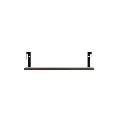 SRIWATANA Dark Walnut Deep Floating Shelves, Set of 2 Wood Wall Shelf Unit - color: Dark Walnut