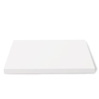Oirlv Solid Wood Minimalism Style Jewelry Display Stand Showcase Jewelry Organizer Square Holder White Display Stand Riser (SM05206) - color: SM05206