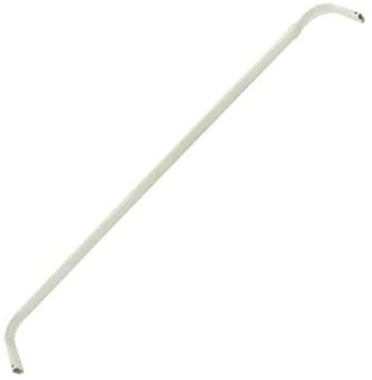 Graber Single Standard Lock Seam Curtain Rod, 28 to 48-Inch Adjustable Width, 5 1/2-Inch Projection, White