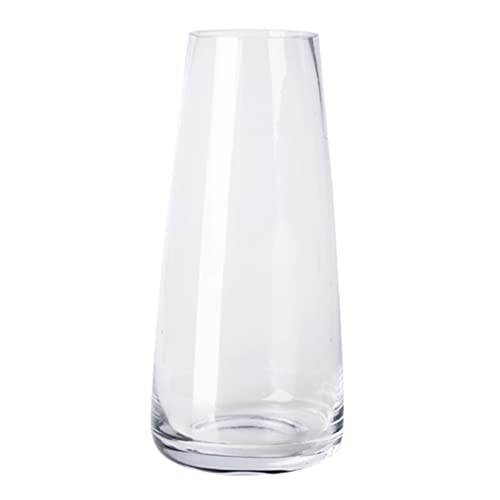Flower Vase 8.7" Glass Vase for Flowers Home Decor Modern, Clear - color: Clear