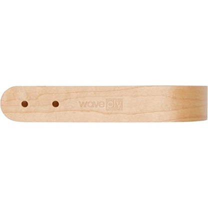 2 x Waveply Wood Curtain Holdbacks Plywood Drapery U Shaped Hook Tiebacks for Wall (Birch) - color: Maple
