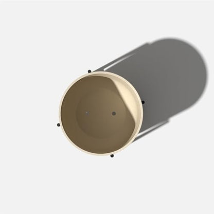 Veradek Mason Series Raised Lima Planter - Round Planter with Stand - color: Sand, size: 15 inch - 2 Pack