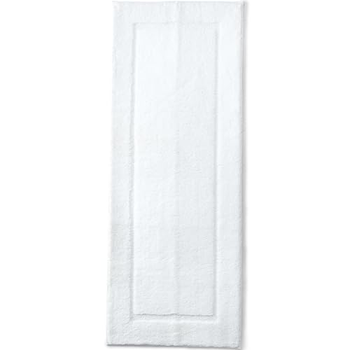 Lands' End Non Skid Bath Rug White 23" x 59" - color: White, size: 1'11" x 4'11"