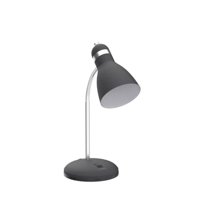 LEPOWER Metal Desk Lamp, Adjustable GooseNeck Reading Light for Bedroom - color: Sandy Black