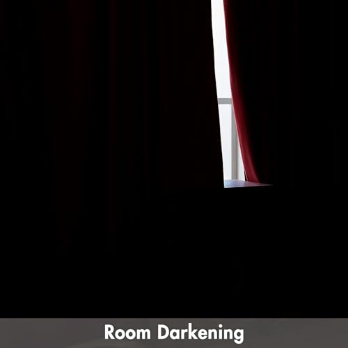 MIULEE Red Blackout Velvet Curtains Drapes 72 Inch Long 52"x72" Bedroom - color: Red, size: 52"W x 72"L (Pack of 2)