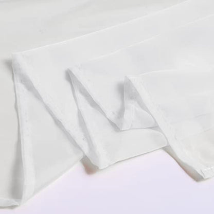 Sheer Canopy Bed Curtains 216 Inch Long, Wide 52, White - color: White, size: Full/Queen (52"W x 216"L)