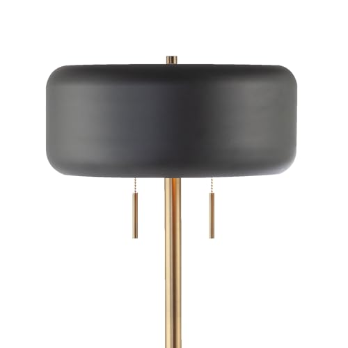 Globe Electric 67346 Novogratz x Floor Lamp, Dark Gray - color: Dark Gray