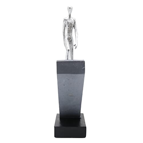 Lukitas Ladder Statue Sculpture, Modern Minimalist Art Decor, Resin 11.5''