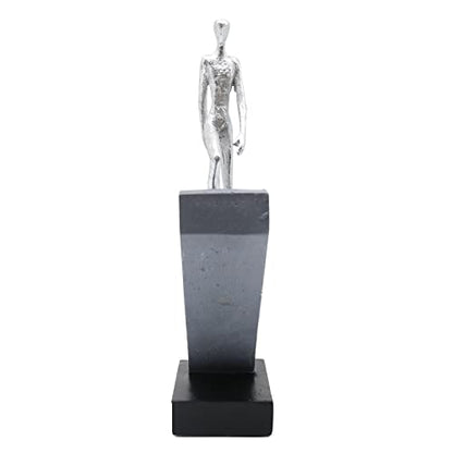 Lukitas Ladder Statue Sculpture, Modern Minimalist Art Decor, Resin 11.5''