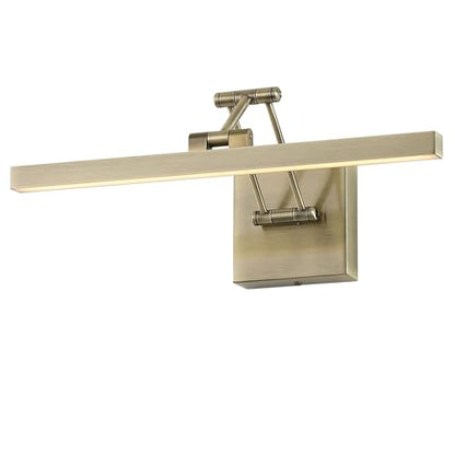 LED Picture Lights for Paintings Dimmable 15.5 Inch Long Hard-Wired Picture Frame Lights Gallery Wall Light with Adjustable Swing Arm Art Display Lamps 7W 3000K Warm White Antique Bronze - color: Hard-Wired Antique Bronze-square base, size: 15.7inch Dimma
