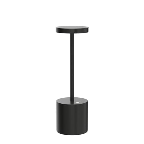 TBBGA LED Cordless Table Lamps, 5000mAh Rechargeable Table Light - color: Black1