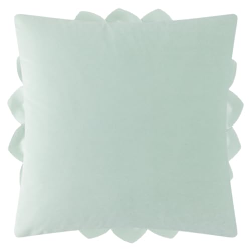 OiseauVoler Decorative 3D Flower Throw Pillow Covers 18 x 18 Inch Green - color: Applegreen