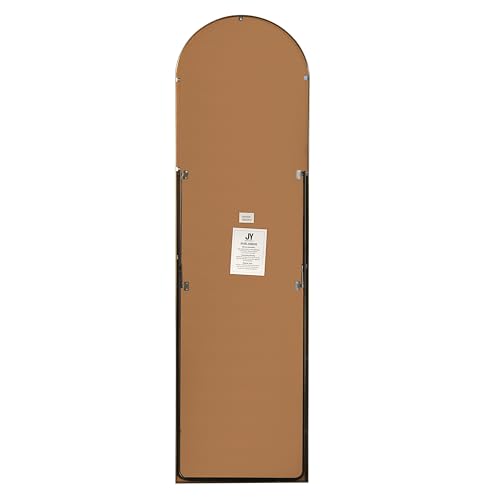JONATHAN Y Adrian Arched Full Length Mirror 16" x 59" Metal Frame, Gold - color: Gold
