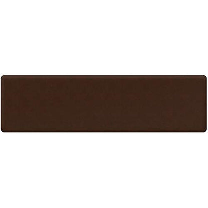 GelPro Anti Fatigue Nonslip Mat: Hard Floor Utility Mats for Garage, Patio and Kitchen - 20" x 72" x .5" - Leather Grain Truffle - color: Leather Grain Truffle