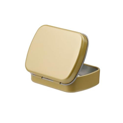 4pcs Mini Tin Can Metal Tin Box Containers, Dark Gold - color: Dark Gold