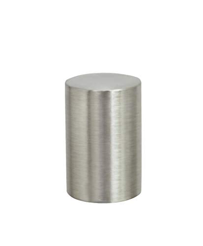 Aspen Creative 24019-21, 1 Pack Steel Lamp Finial in Brushed Nickel Finish, 1 1/4" Tall - color: Brushed Nickel, size: 1 PACK