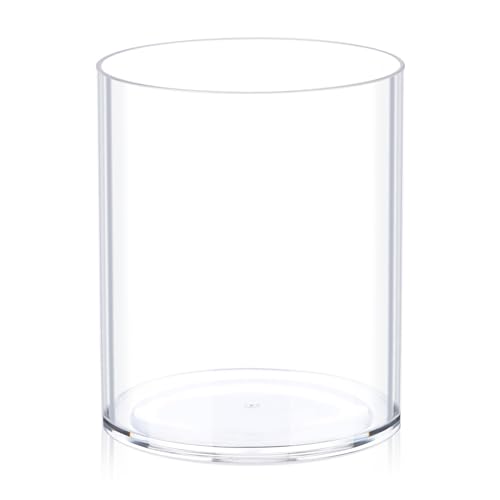 JYPS Flower Clear Vase Centerpiece for Home - size: 1 Piece - 6'' W*8'' H