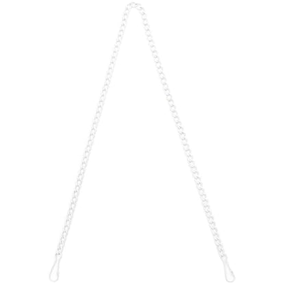 Bieye Chain005 30-Inch White Hanging Chain for Stained Glass Panels - size: White 30-inches Long
