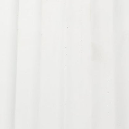 Deco 79 Resin Decorative Vase Large Ribbed Floor Centerpiece Vase, Flower Vase for Home Decoration 16" x 16" x 24", White