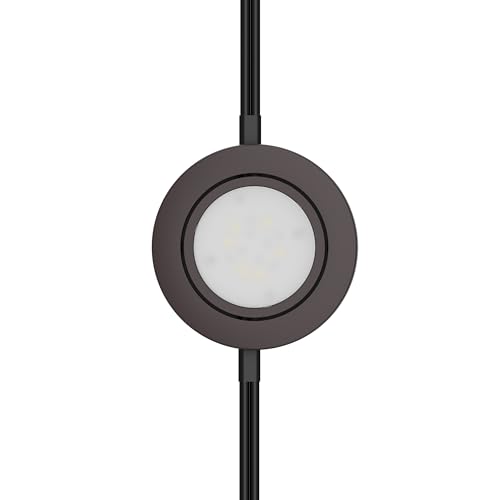 GETINLIGHT 2.75-Inch LED Replacement Puck Light, 1-Pack, 2700K, Bronze - color: Bronze, size: 1-puck add-on light