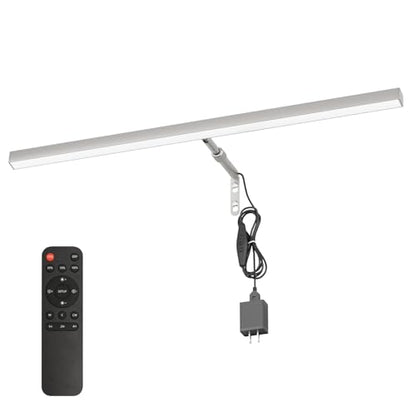 24" LED Picture Light Plug in, 9W Nickel Art Light - color: Nickel, size: 24 inch
