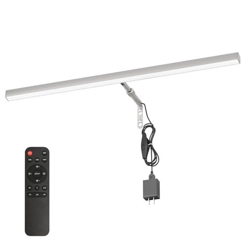 24" LED Picture Light Plug in, 9W Nickel Art Light - color: Nickel, size: 24 inch