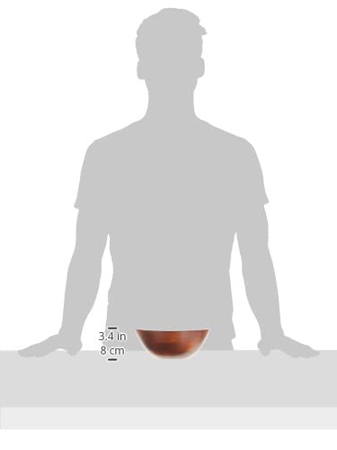 Lipper International Cherry Finished Wavy Rim Beechwood Serving Bowl for Fruits or Salads, Matte, Small, 7.5" x 7.25" x 3", Single Bowl, 30.43Fl oz (Pack of 12) - size: Small (Pack of 12)