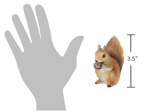 The Bridge Collection Woodland Animal Figurines – Forest Critter (Squirrel) - color: Squirrel