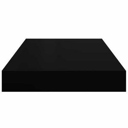2-Pack Black Floating Shelves 15.7"x9.1", MDF Honeycomb 11 lbs, Mount Hardware, Living Room Bedroom Office - color: Black, size: 15.7 x 9.1 in